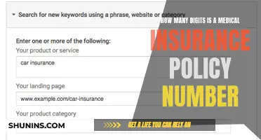 Understanding Medical Insurance: Policy Number Digit Breakdown