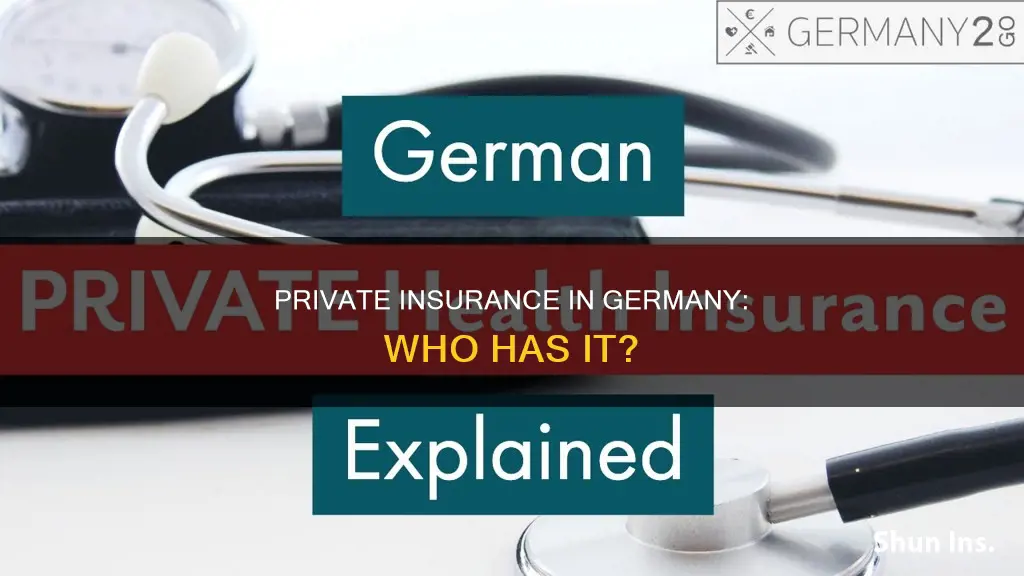 how many germans have private insurance