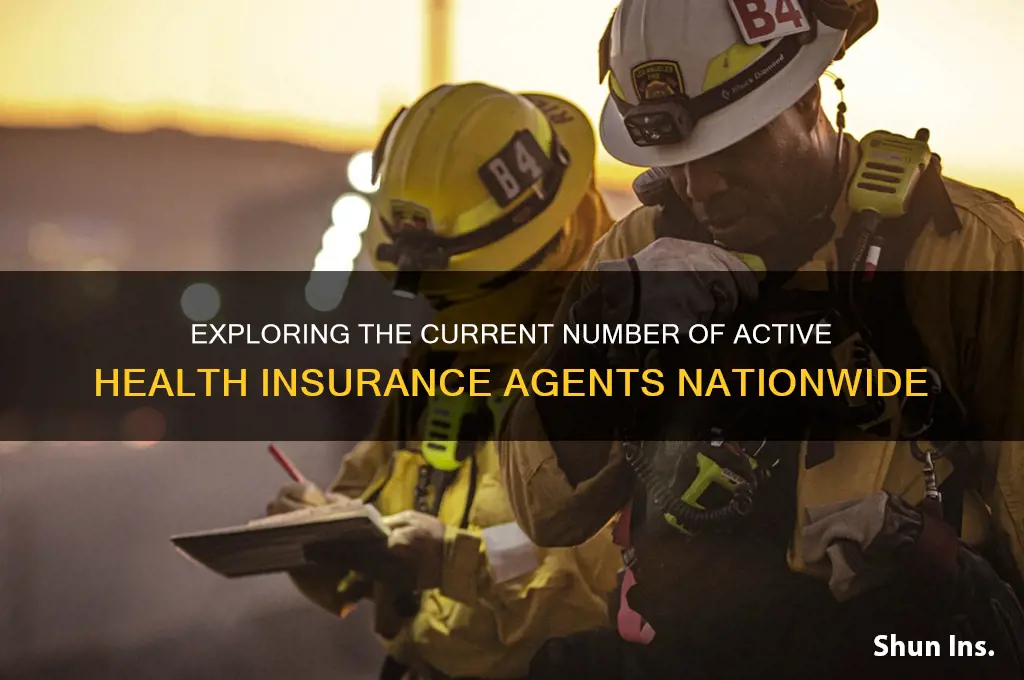 how many health insurance agents practicing