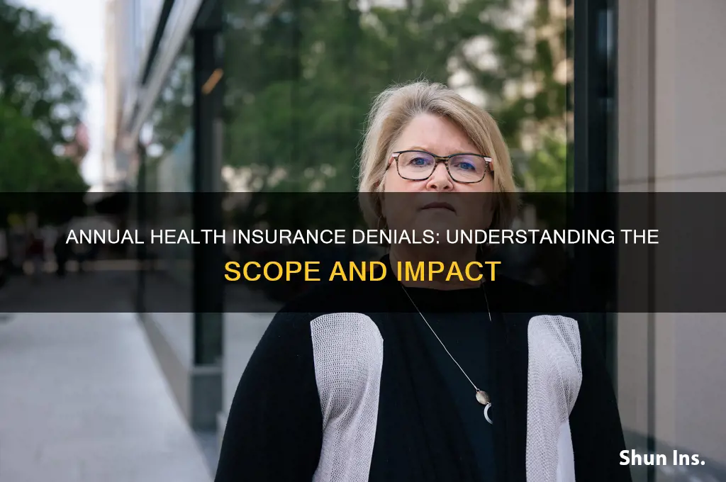 how many health insurance denials are there annually