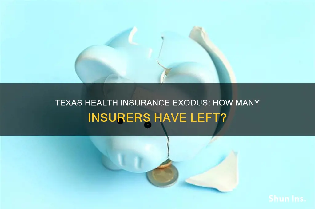 how many health insurers have left texas