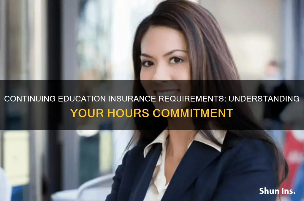 how many hours of continuing education insurance