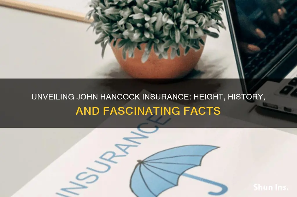 how many inches was john hancock insurance