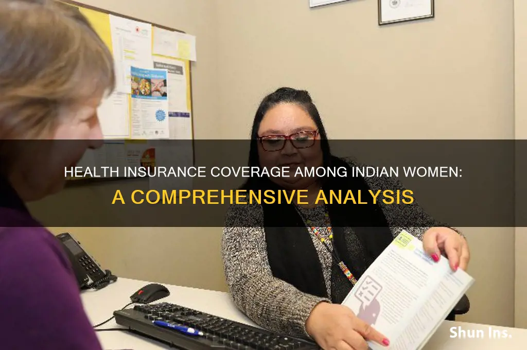 how many indian women have health insurance
