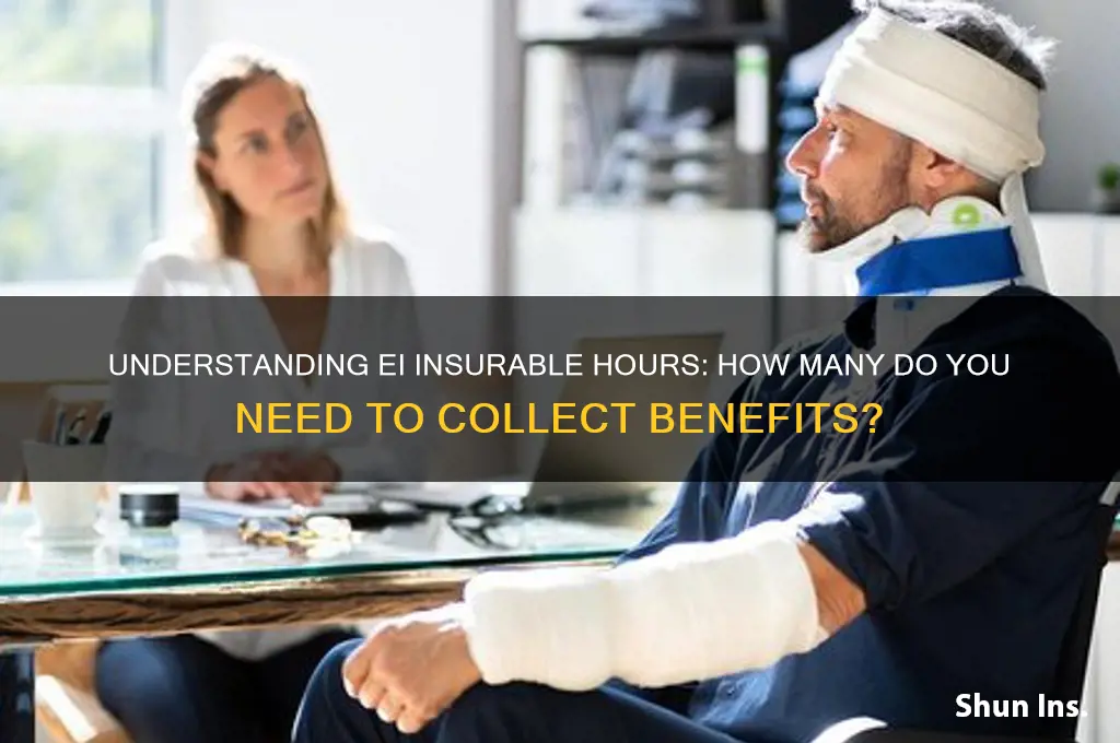 how many insurable hours to collect ei