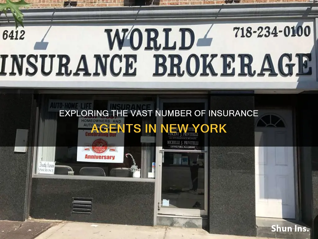 how many insurance agents in ny