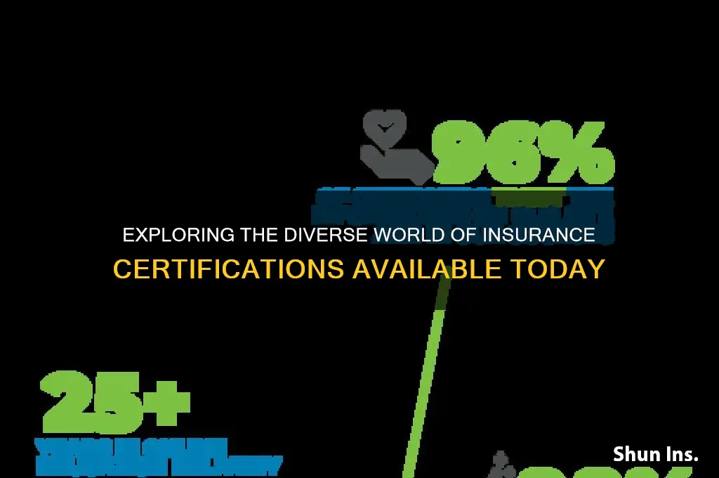 how many insurance certifications are there