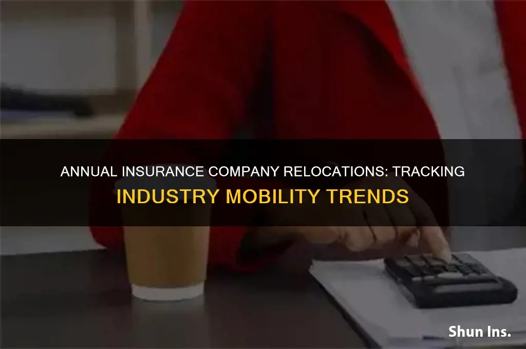 how many insurance ompanies move in one year