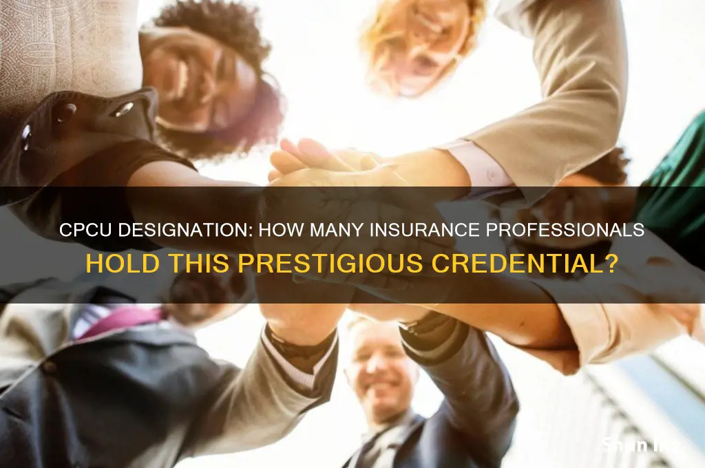 how many insurance professionals have cpcu