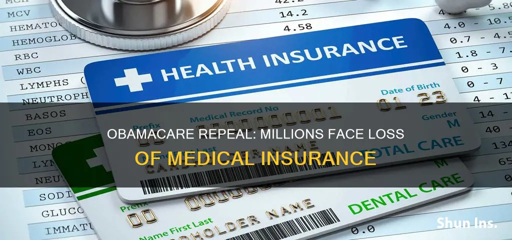 how many lose medical insurance if obamacare killed