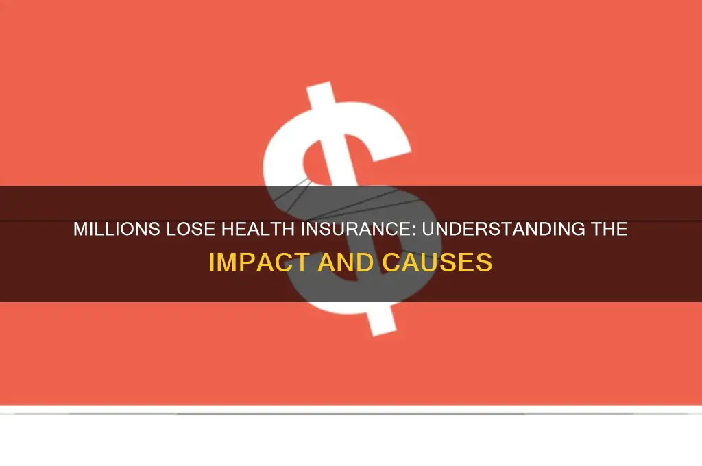 how many lost health insurance
