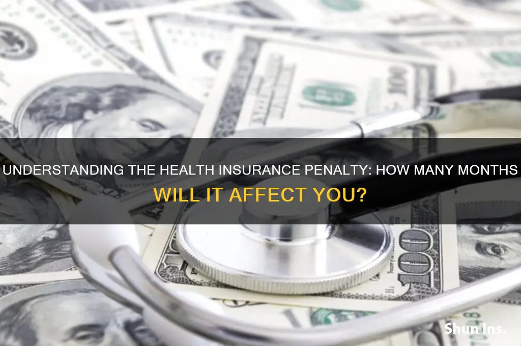 how many months health insurance penalty
