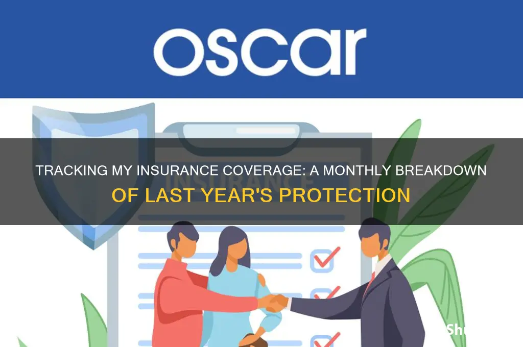 how many months last year did i have insurance