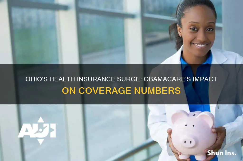 how many more insured under obomacare in ohio than before