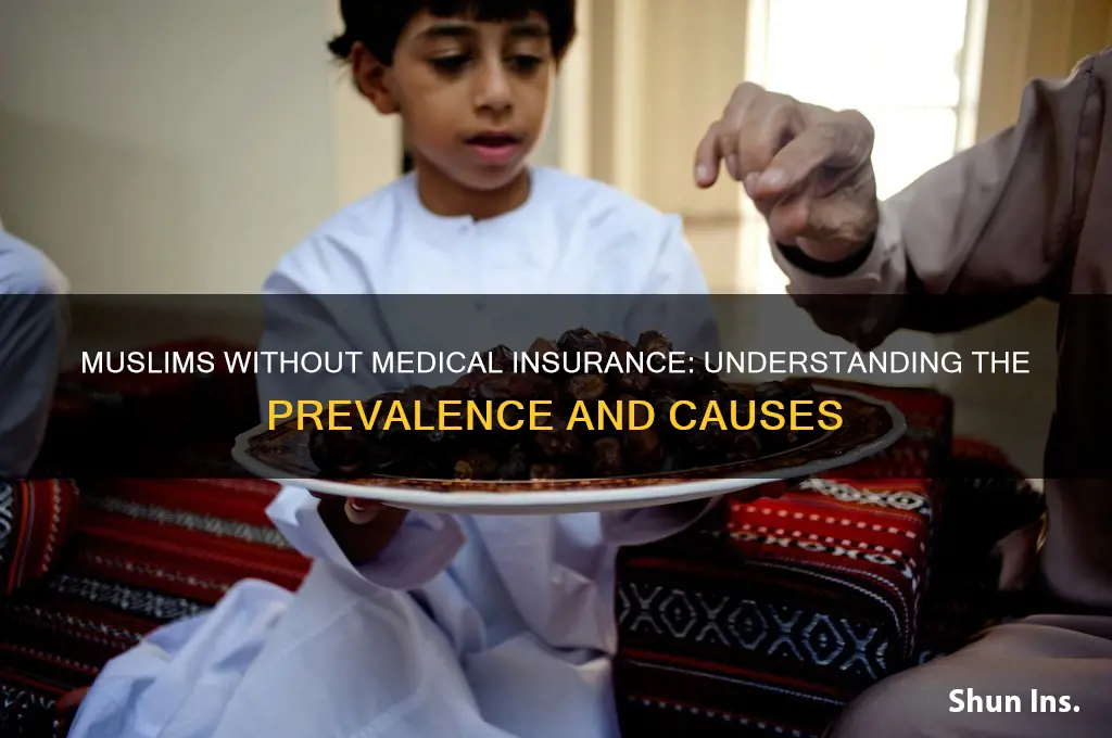 how many muslims do not have medical insurance