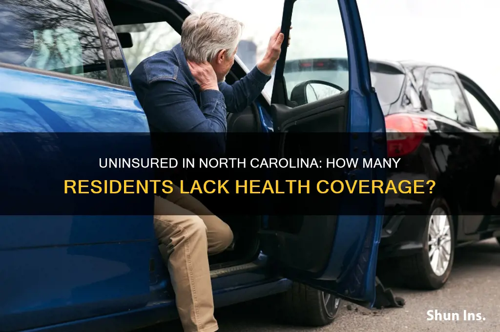 how many nc residents go witjout health insurance