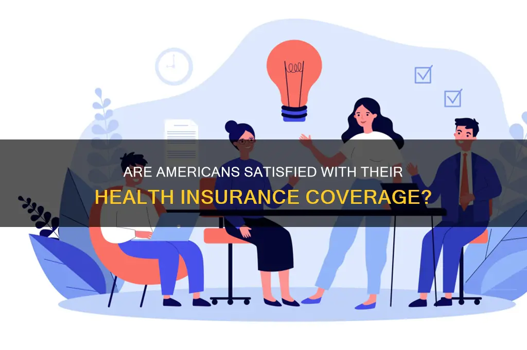 how many people are happy with their health insurance
