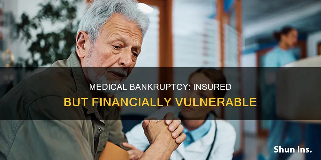 how many people declare for medical bankruptcy that have insurance