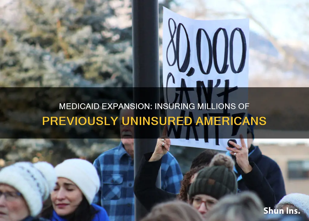 how many people gained insurance because of medicaid expantion
