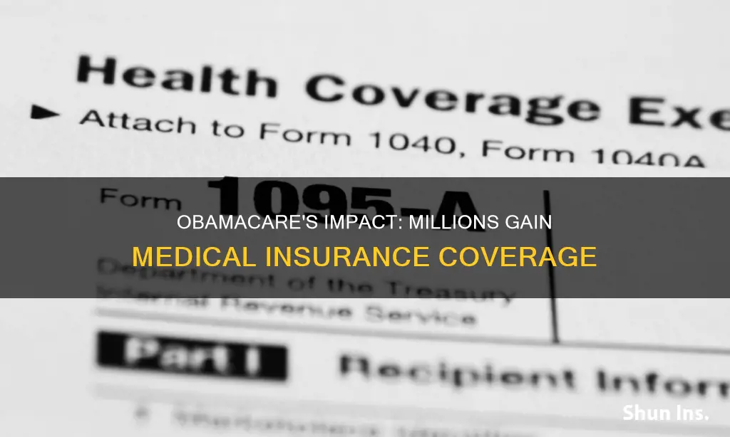 how many people have gotten medical insurance since obamacare