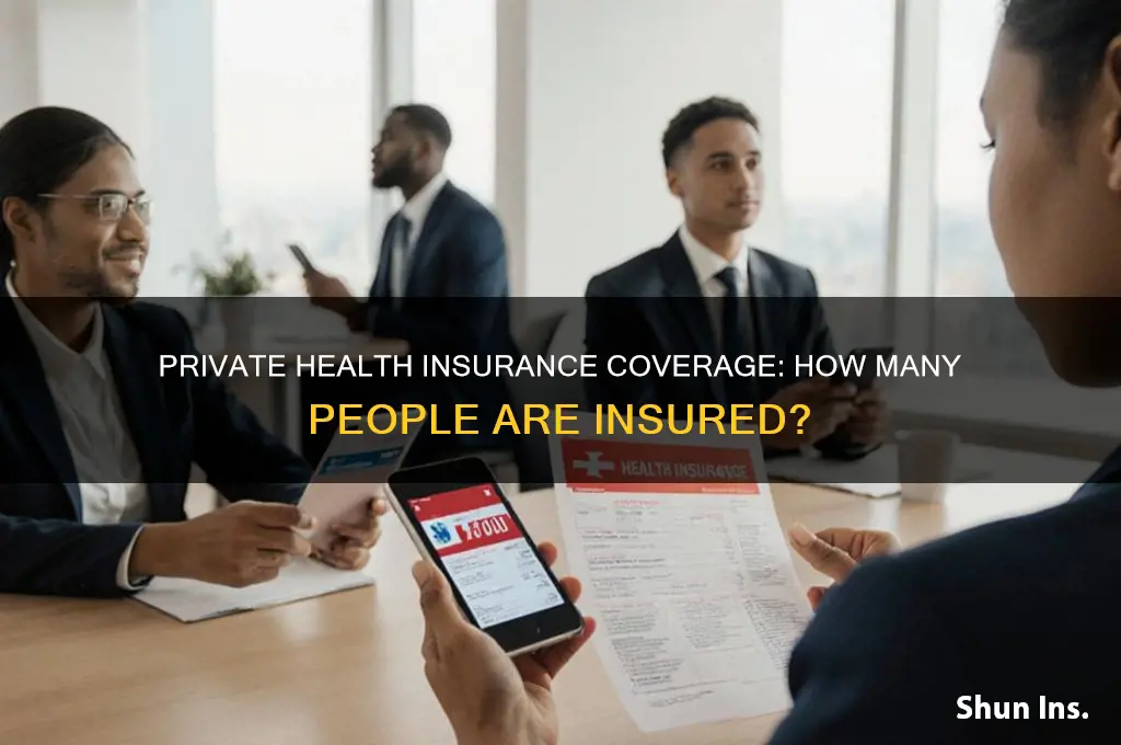 how many people have privet health insurance