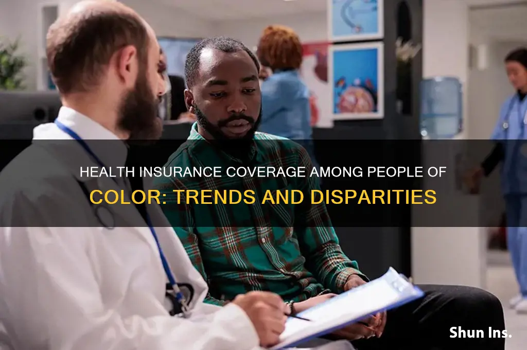 how many people of color have health insurance