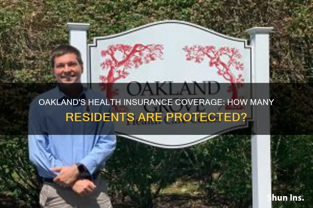 how many people with oakland have health insurance