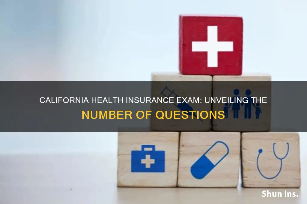 how many questions are on the california health insurance exam