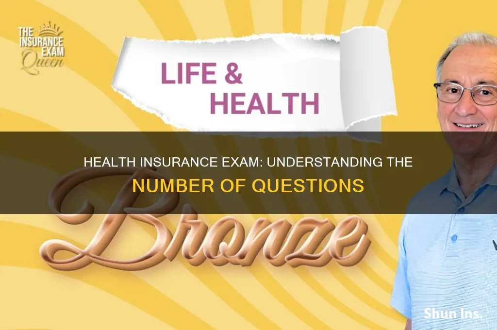 how many questions are on the health insurance exam
