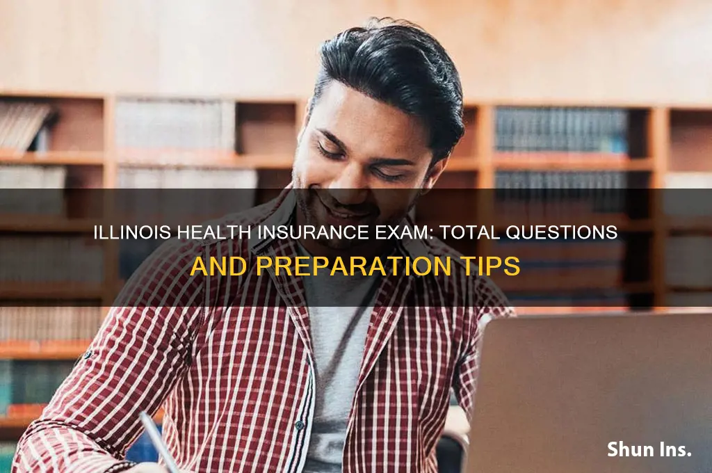 how many questions are the illinois health insurance exam