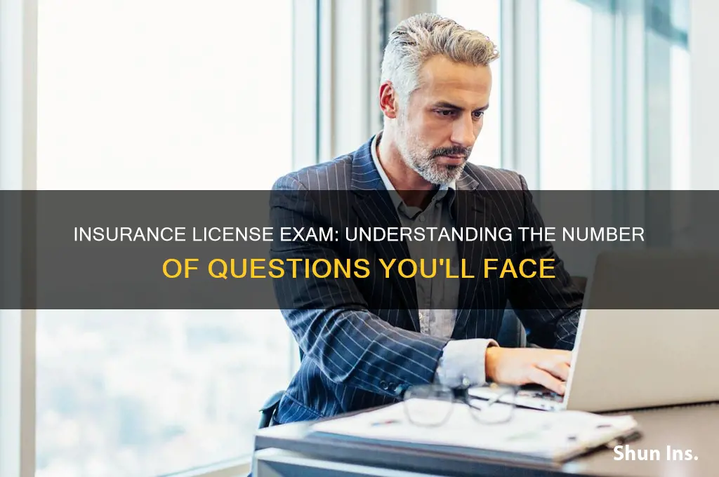 how many questions is the lisence exam for insurance
