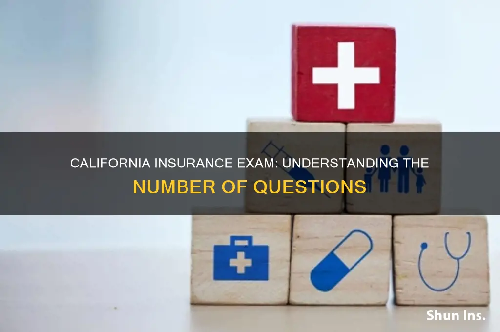 how many questions on the california insurance exam