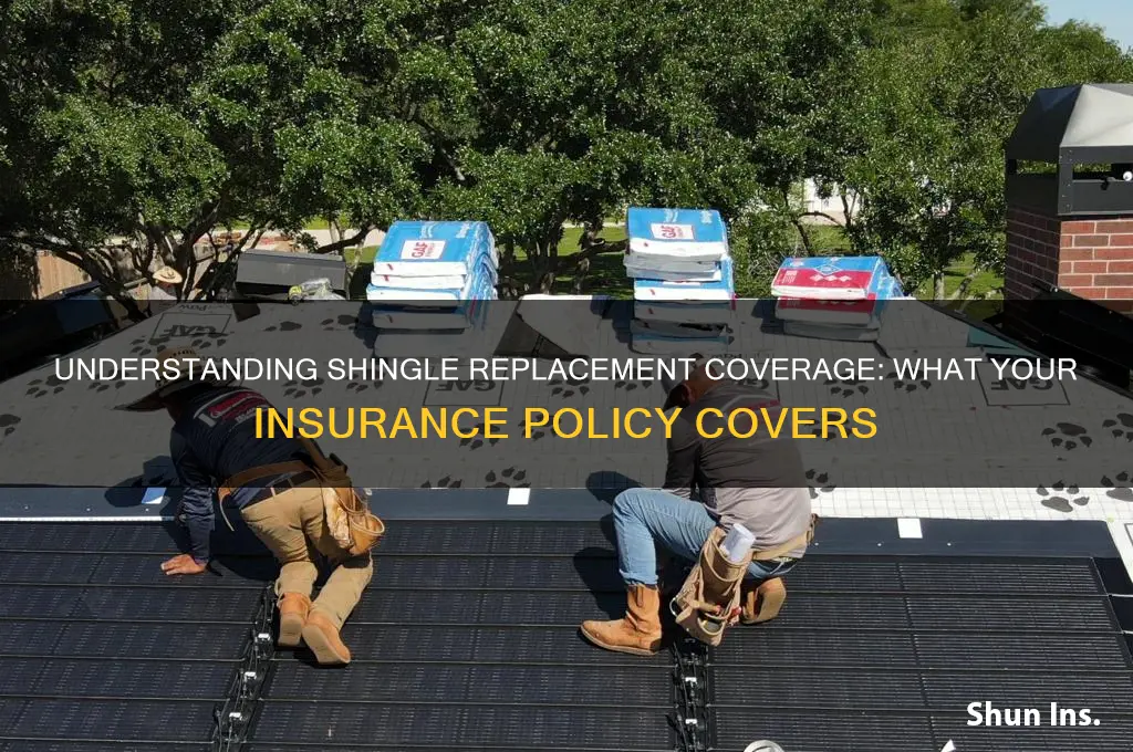 how many shingles off for insurance