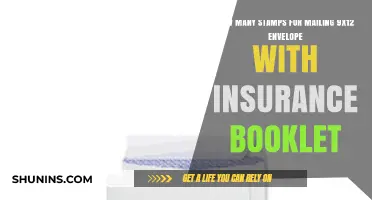 Mailing 9x12 Envelopes: Stamp Requirements for Insured Booklets