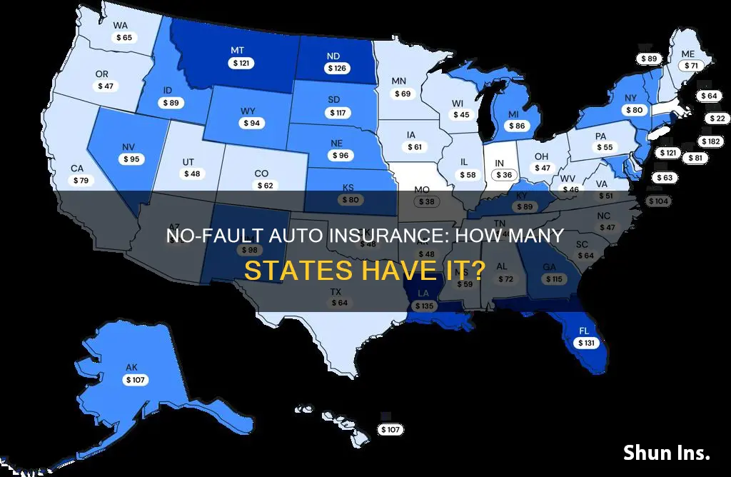 how many states are no fault auto insurance