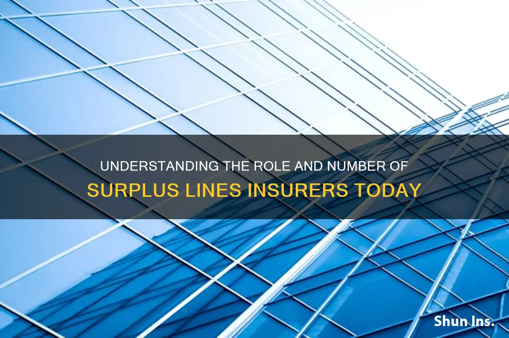 how many surplus lines insurers