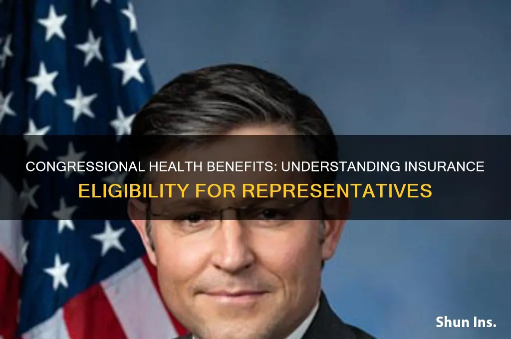 how many terms congressman to receive health insurance