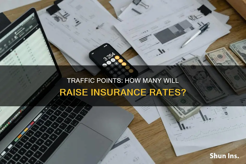 how many traffic points affect insurance rates