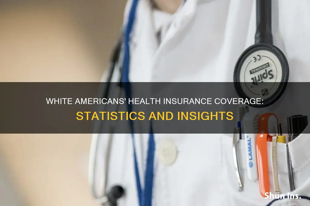 how many white people have health insurance in america