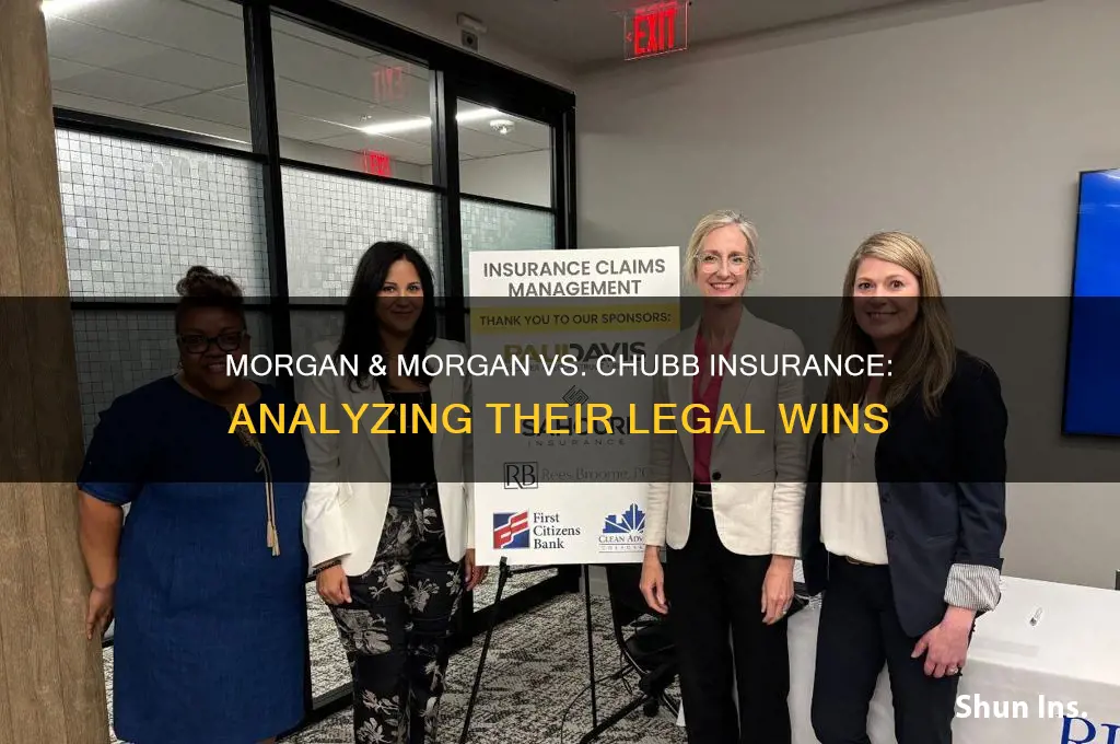 how many wins morgan and morgan vs chubb insurance
