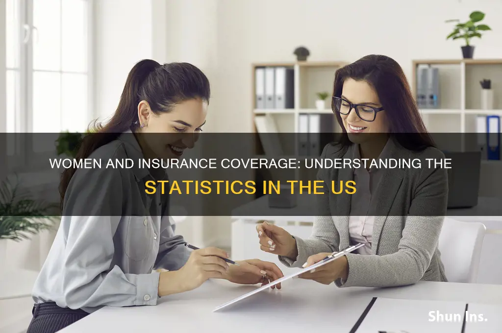 how many women have insurance in the us