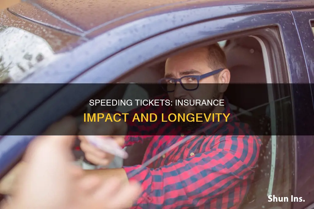 how many years does a speeding ticket affect your insurance