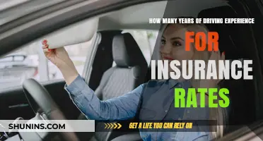 Driving Experience: Insurance Rates and You