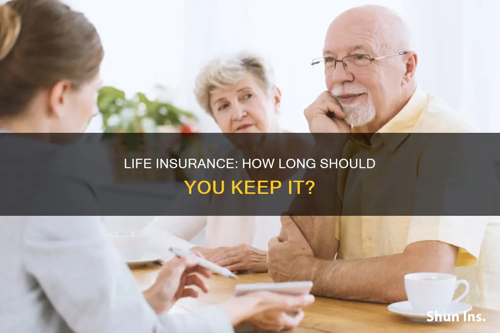 how many years should you ave life insurance