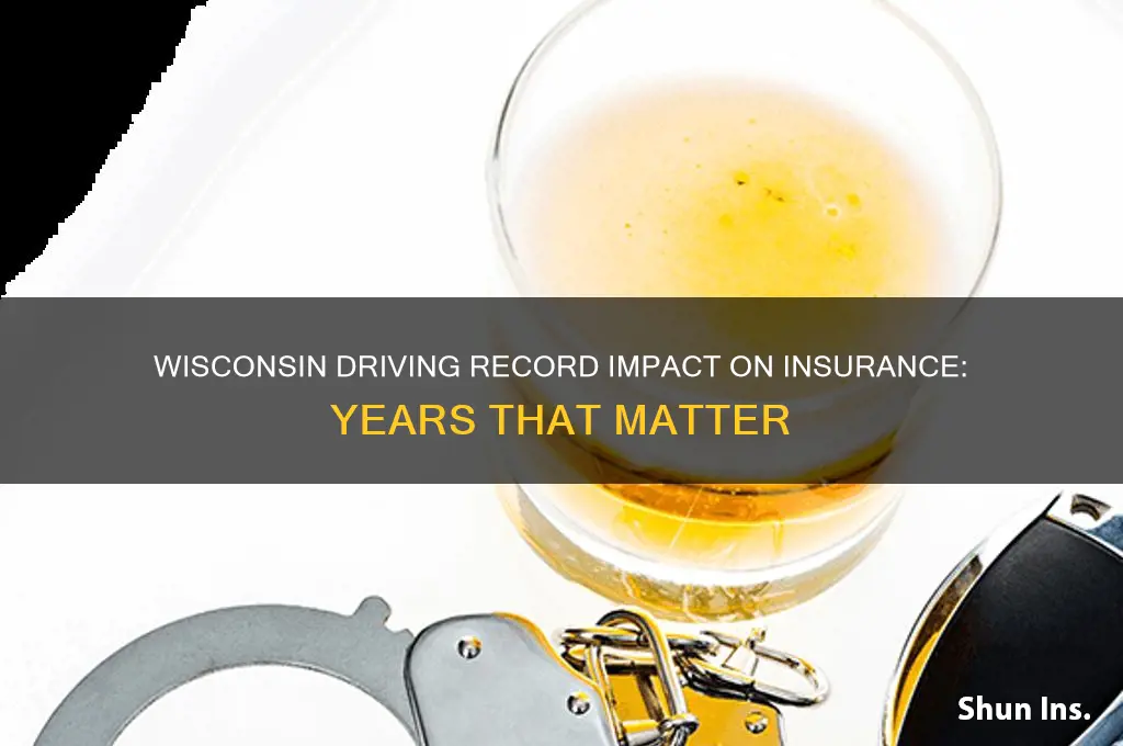how many years wisconsin driving record insurance