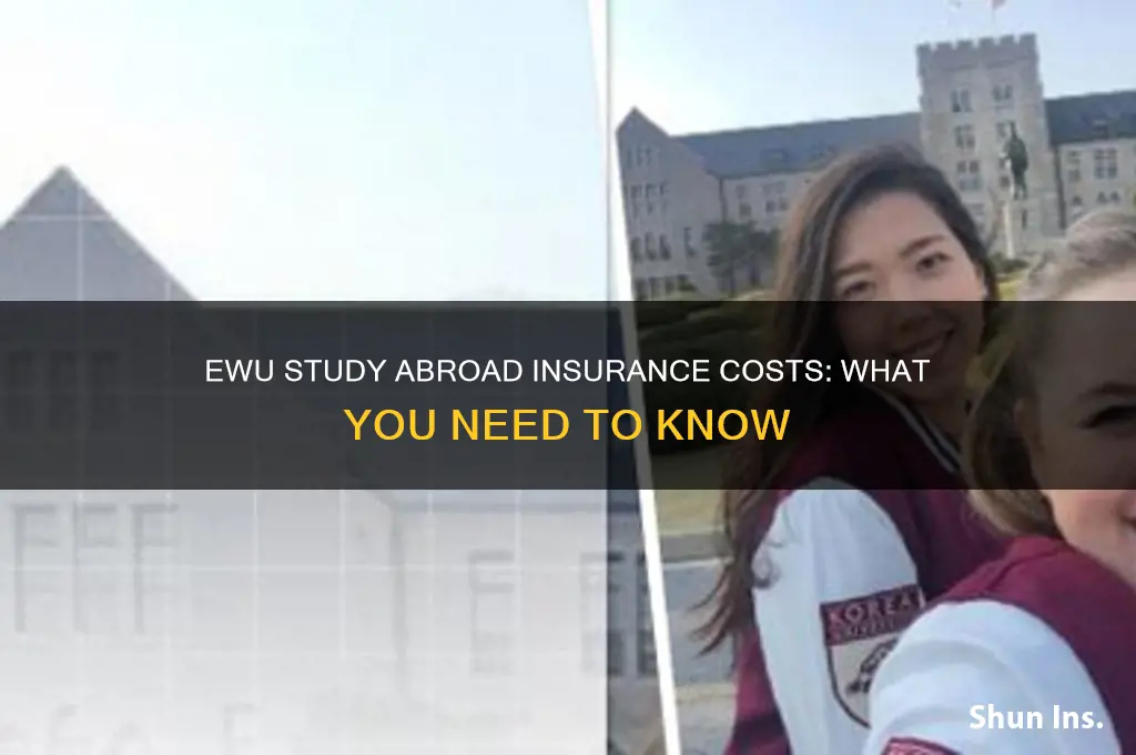 how mich is ewu study abroad insurance