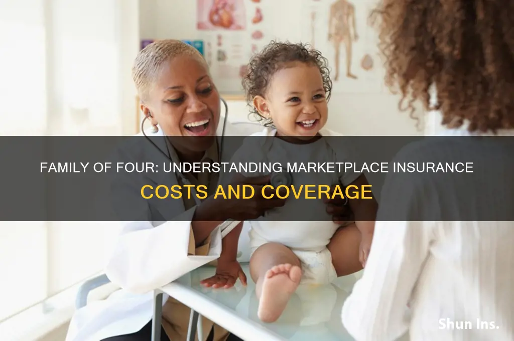 how muc his marketplace insurance for family of four
