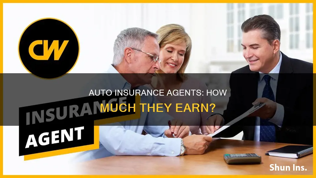 how much auto insurance agent make