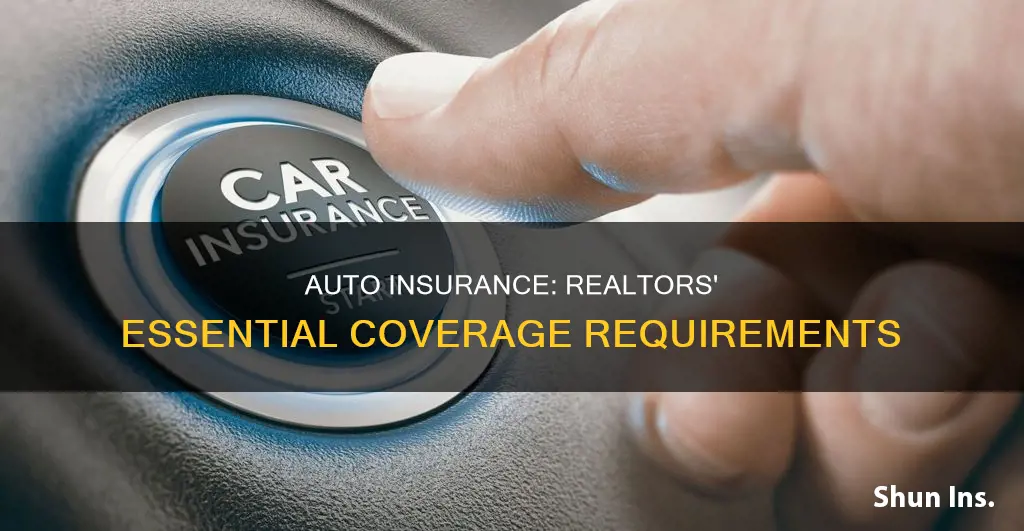 how much auto insurance do realtors have to carry