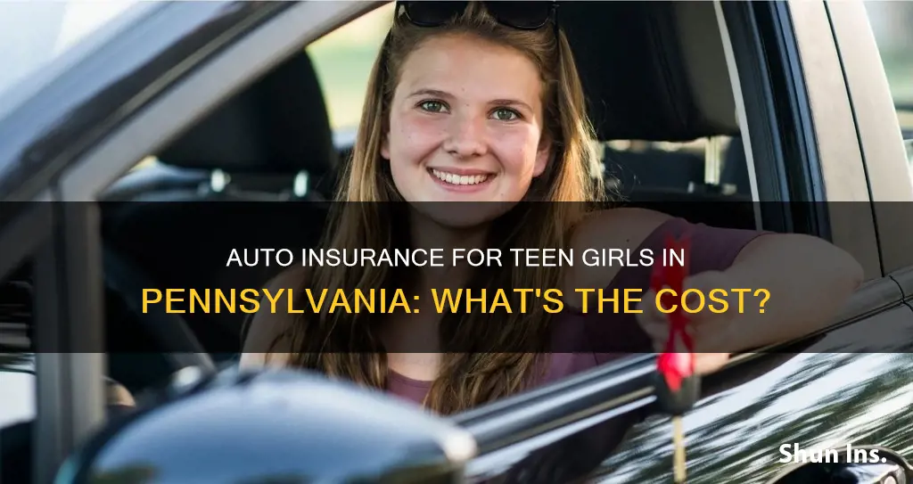 how much auto insurance for 16yr okd girl in Pennsylvania